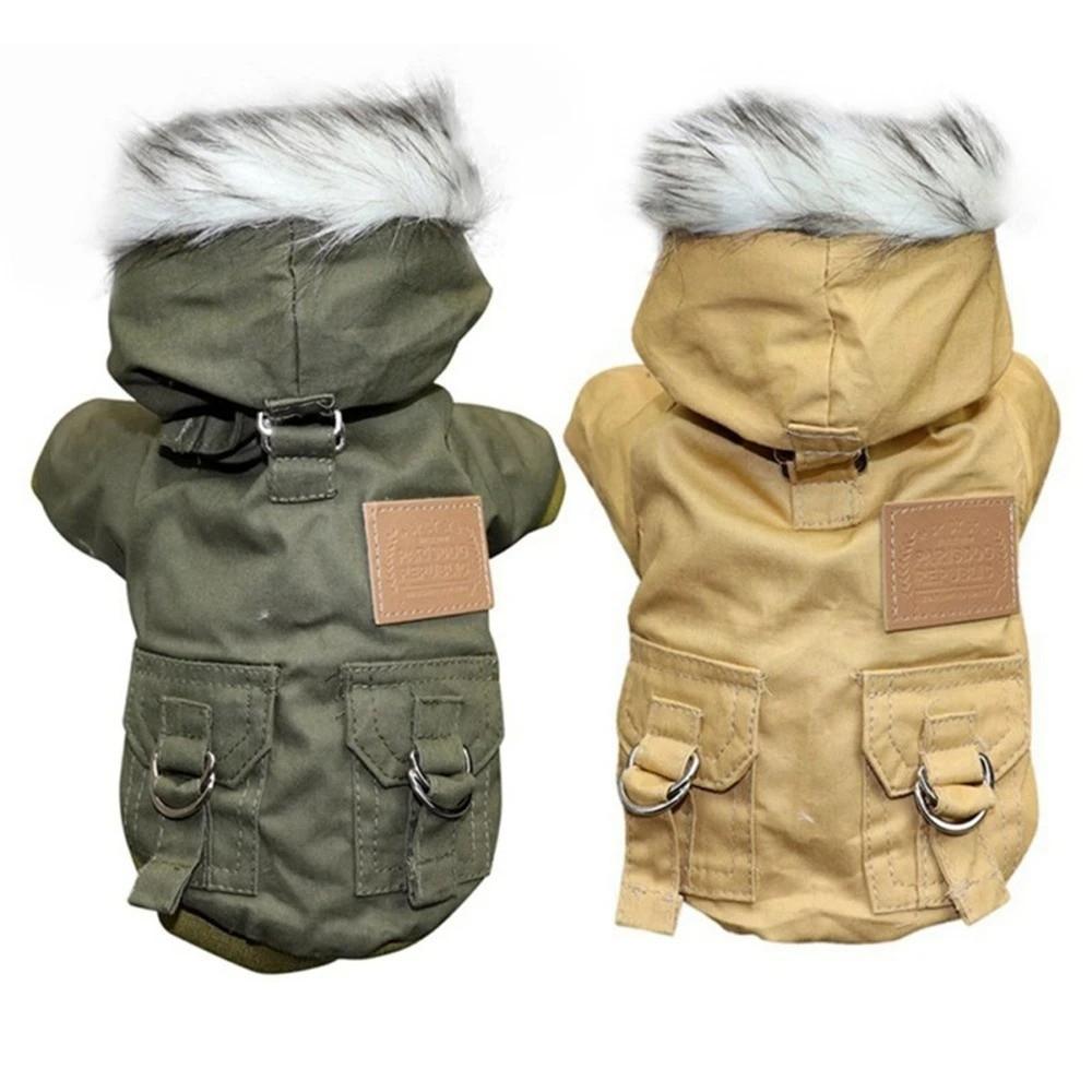 Thicken Warm Winter Dog Coat Hoodie Pet Clothes Pets Jacket Clothing for Small Medium Dogs Cats