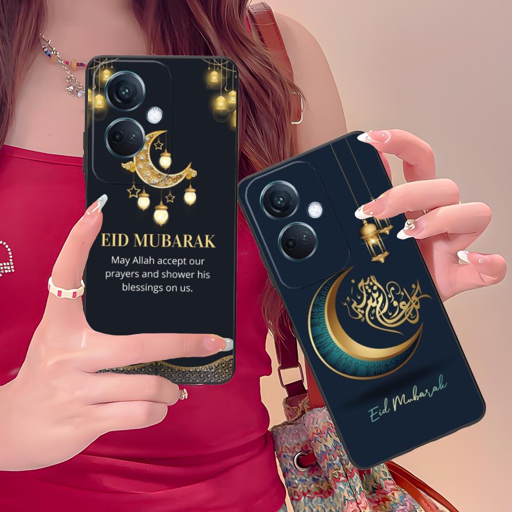 Eid Mubarak Mobile Phone Case for OPPO Reno 14 13 12 11 10 9 8 7 6 5 F T Pro 5G Colorful Printing Cover Smartphone Cover Luxury