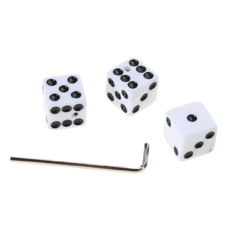 3 Color Fashion Dices Shaped Electric Guitar Volume Control Knobs Guitar Knobs