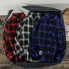 Men's Plaid Long Sleeve Shirt: Spring/Autumn Student Loose-Fit Button-Down Jacket - Hong Kong & Korean Style Trend