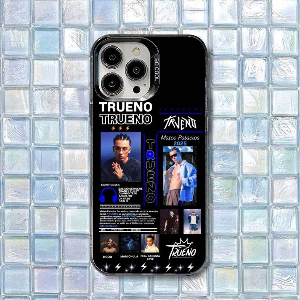 

Trueno EUB Tour 2025 Phone Case For iPhone 17,16,15,14,13,12,11,Air,X,XR,Pro,Max,Plus IMD Silver Shell iPhone16e