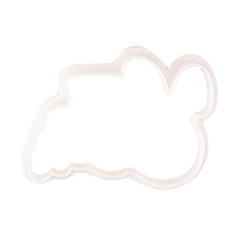 Plastic Material Cookie Mold DIY Cookie Stamps Easter Themed DIY Biscuit Moulds