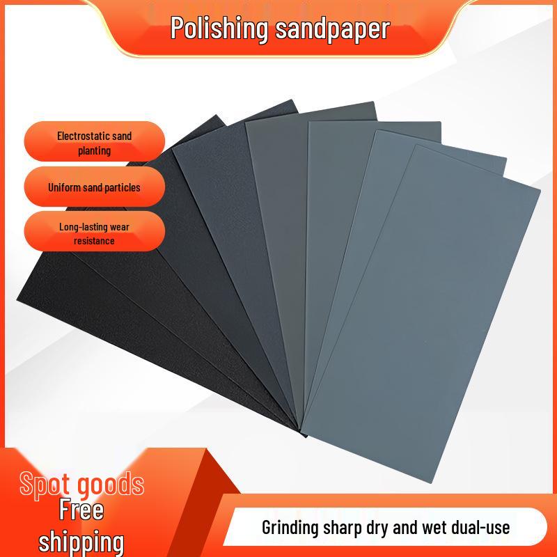 Wet and Dry Sanding Sheets Set for Car Paint, Woodworking, and Walls