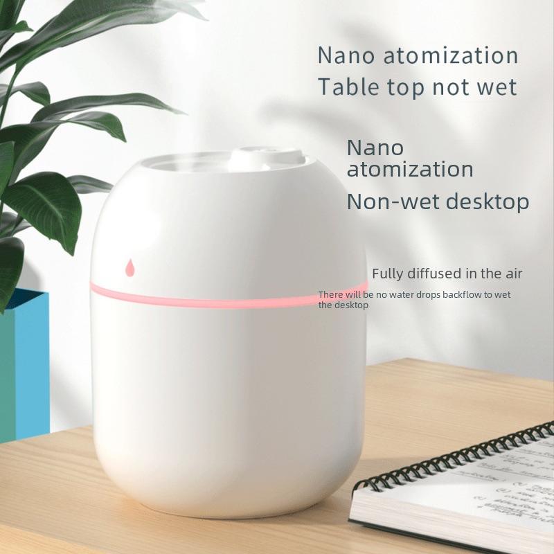 Colorful USB Water Drop Humidifier - Mini, Silent Air Purifier for Home and Office
