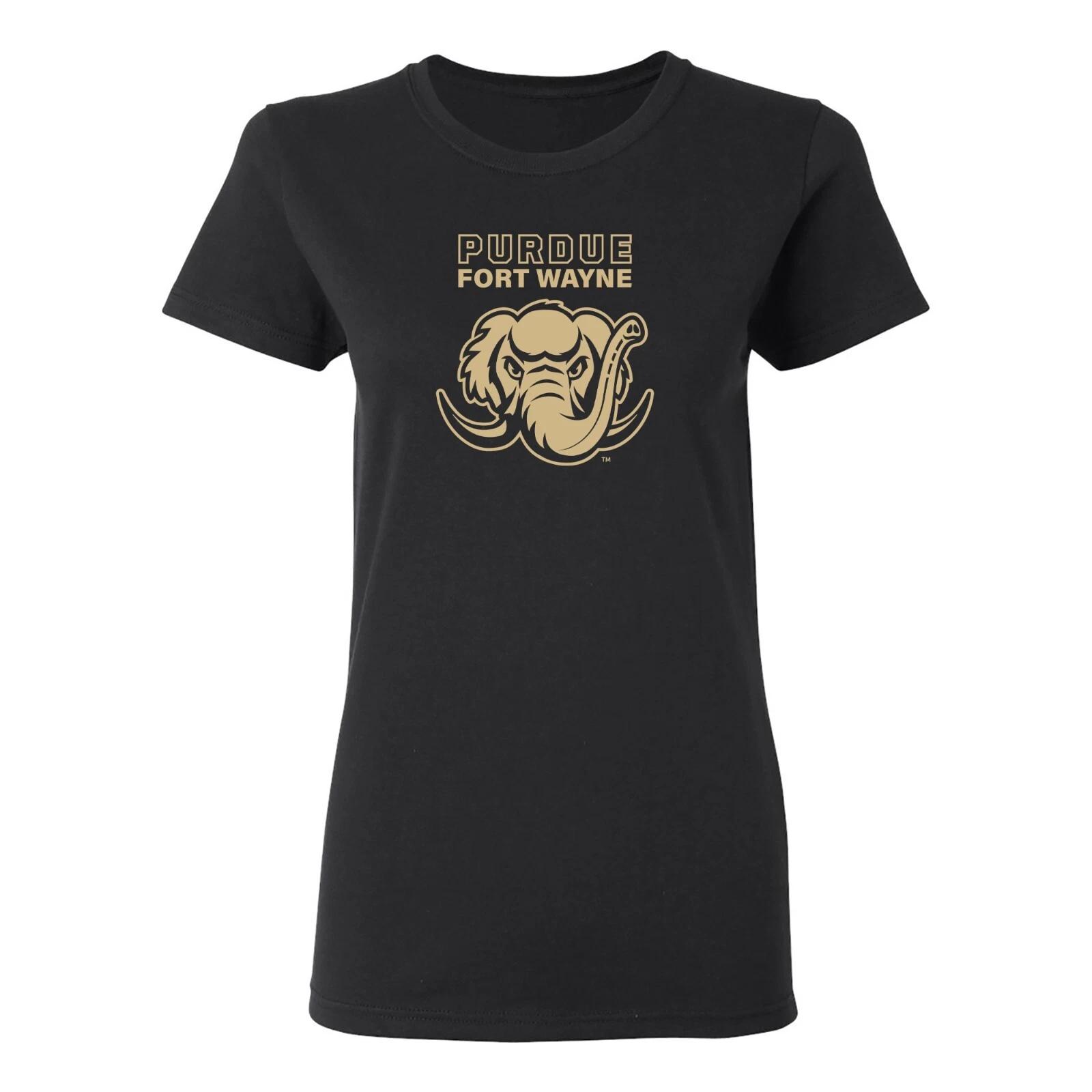 Purdue Fort Wayne Primary Logo Women s T Shirt - Black M