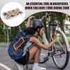 Fahrradreifen-Reparaturset mit Vulkanisierflicken Vorgeklebten Flicken Flüssigmetall-Raspel für Fahrrad Motorrad Radfahren Reifenreparatur