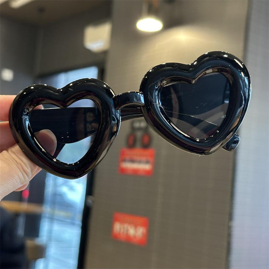 New Kids Sunglasses Baby Sunglasses Chubby Bread Heart-Shaped Sunglasses Adorable and Cool Stylish Photo Sunglasses UV400
