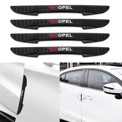 4pcs 3D Car Door Anti-Collision Bumper Strip Guards Side Protector Sticker for Astra H G Insignia Mokka Zafira Corsa Ampera