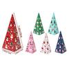 Triangle Shape Christmas Triangle Boxes Ornament Design Decorative Box Xmas Candy Gift Box Candy Box Gift Packaging