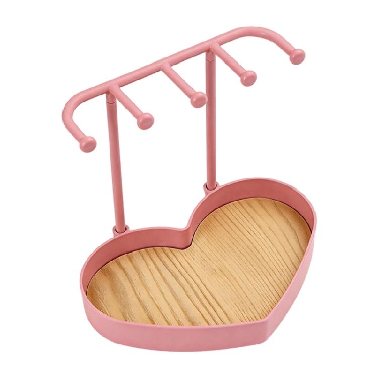 Handcrafted Jewelry Display Stand Heart Shape Bracelet Storage Holder Fashion Jewelry Rack Perfect for Stylish Storage