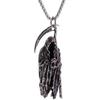 Halloween Skull Car Hanging Ornament, Truck Accessories for Jeep Men Women, Gothic Rearview Mirror Charms, Car Accessories (Death God-A)