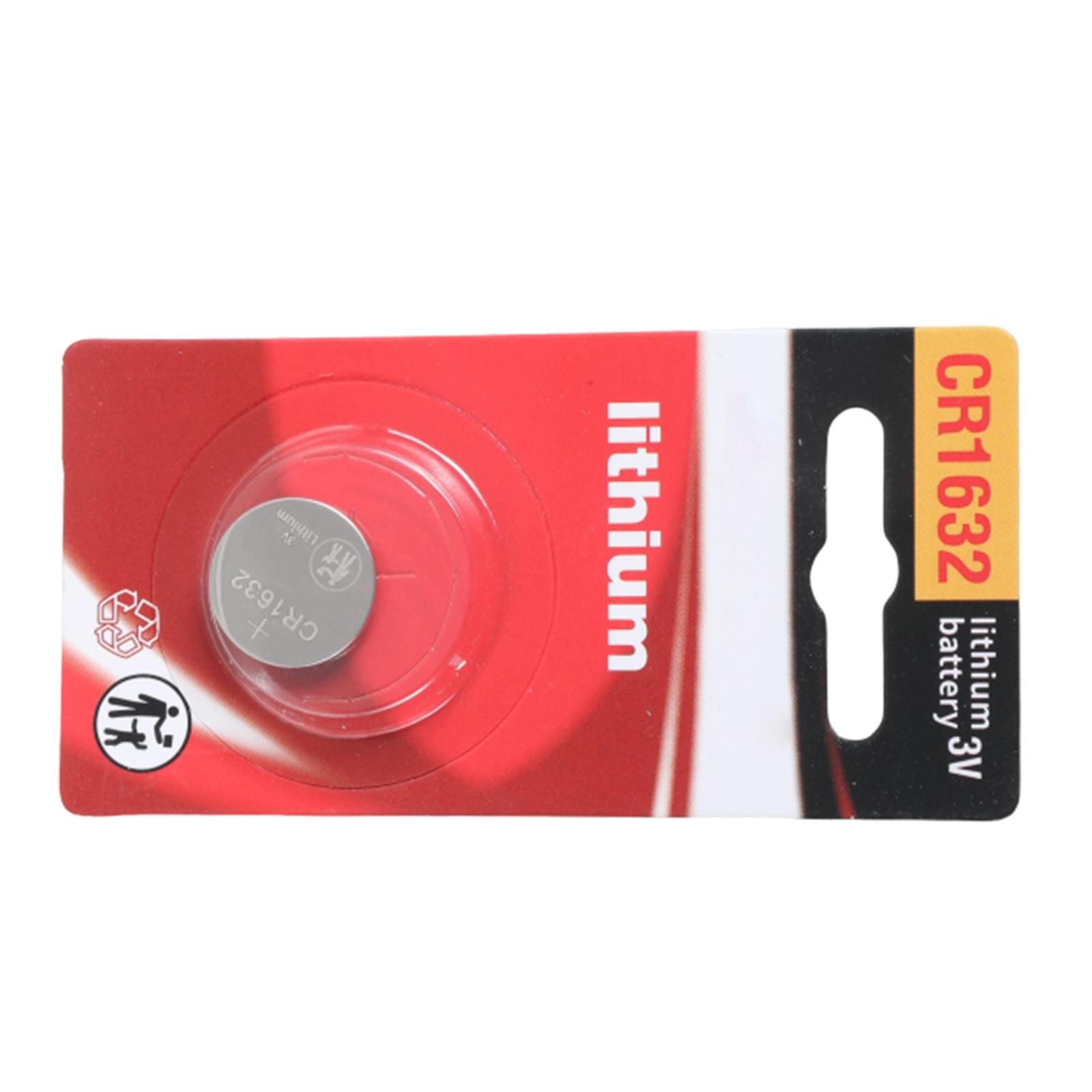 

CR1632 3V литиевые батареи CR1632 литиевые батареи таблеточного типа с длительным сроком службы для небольших электронных устройств пультов дистанционного управления инструментами