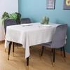 WAITER TREE Tablecloth, Table Cover, Solid Color, Waterproof, Matte, Dining Table Cover, Rectangular Table, Beige 3, 145x300cm