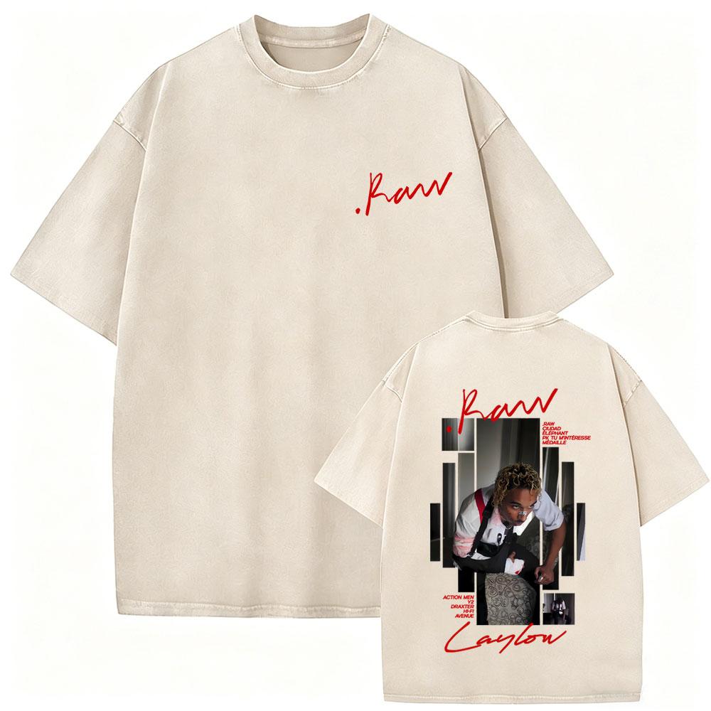 Vintage Washed Rapper DA Uzi Original Gangsta Album Merch  Tshirt Men Women Hip Hop Fashion Pop Music T Shirts Streetwear