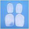 Unisex Silicone Heel Pads: Invisible U-Shaped Height Boost, Shock-Absorbing Gel Sports Insoles