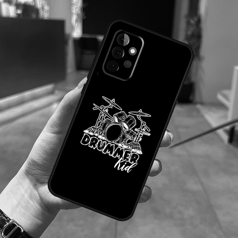 Drum Drumming Drummer Case For Samsung Galaxy A32 A12 A22 A52 A35 A26 A16 A05 A55 A15 A54 A34 A14 A56 A36 A13 A53