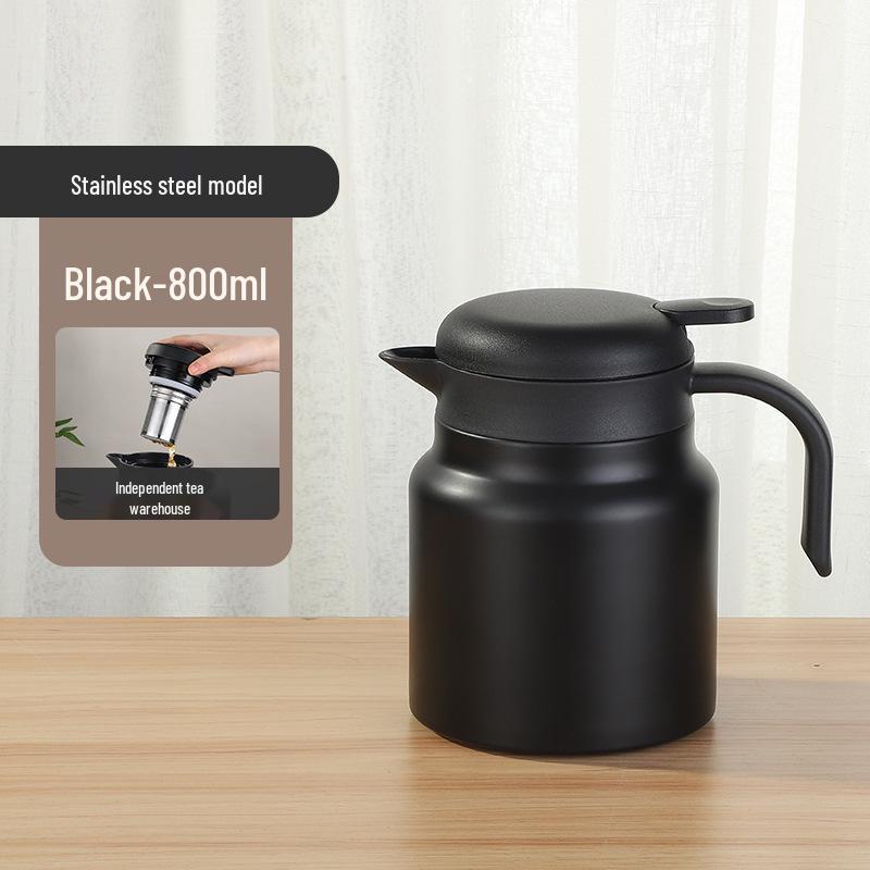 Large Capacity 304 Stainless Steel Insulated Tea Infuser Kettle for Home and Office