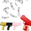 Electric Money Shooter Toy Battery Powered Handheld Fake Cash Scatter Make Money Rain Toy Weddings Party Club Events Automatic Money Thrower Toy