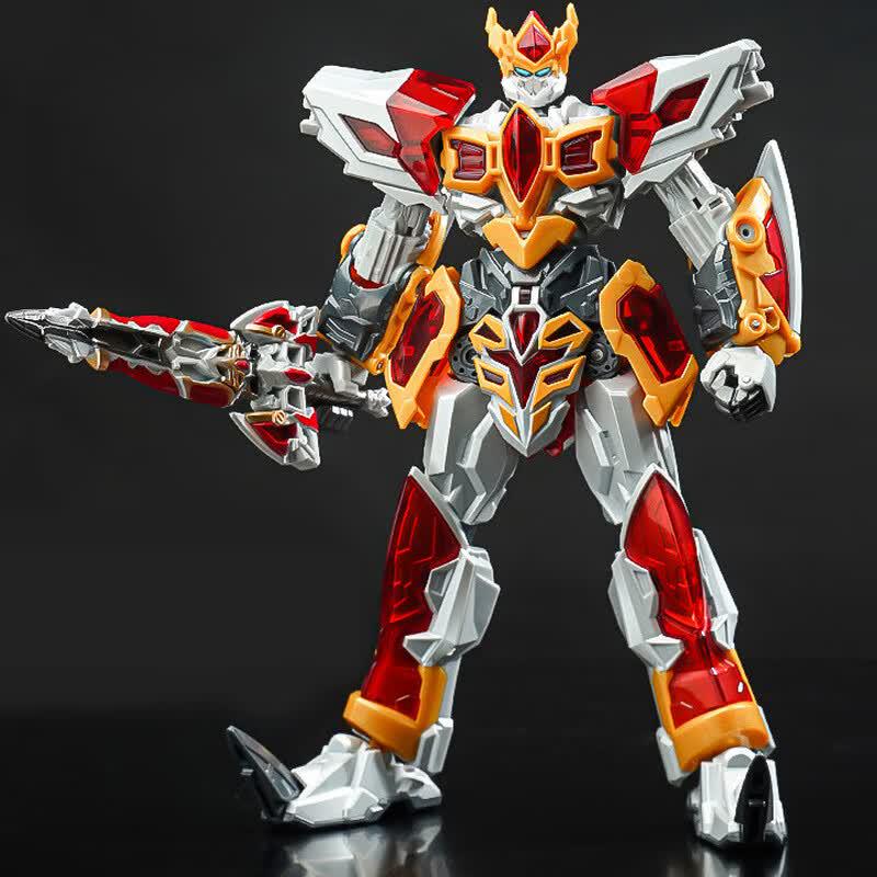 Steel Dragon 4 Blazing Blade King Transforming Robot Toy