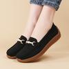 Women Black Moccasins Driving Shoes Flats Casual Nurse Loafers Khaki Minimalist Maternity Shoes Large Size