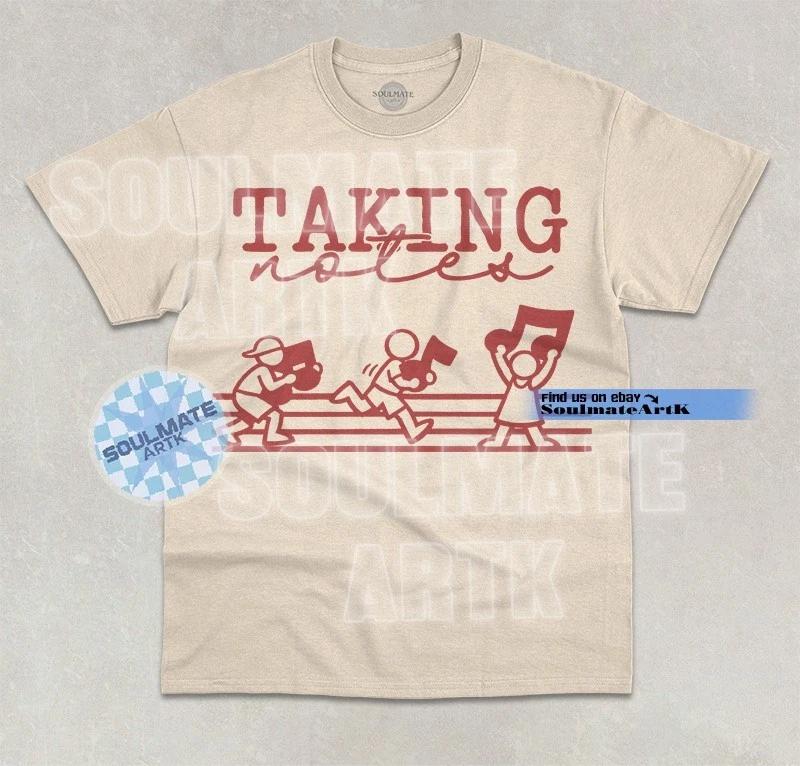 Taking Notes T-Shirt Stickman Taking Notes Funny Meme Joke Hilarious Graphic Tee 4XL