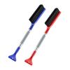 Deicing Wiper Brush with Anti-Fatigue Foam Handles Double-Headed Design Adjustable Length Snow Brush