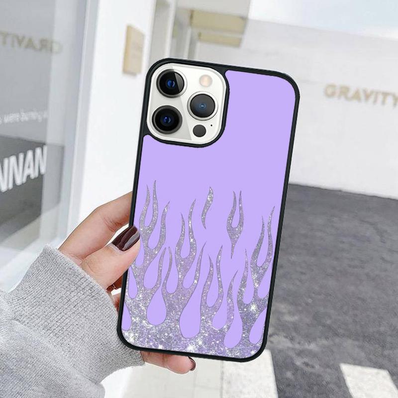 Fashion Flame Pattern Phone Case For iPhone 17 Air 15 16 Cover  11 13 14 Pro Max 12 Plus Max Fundas