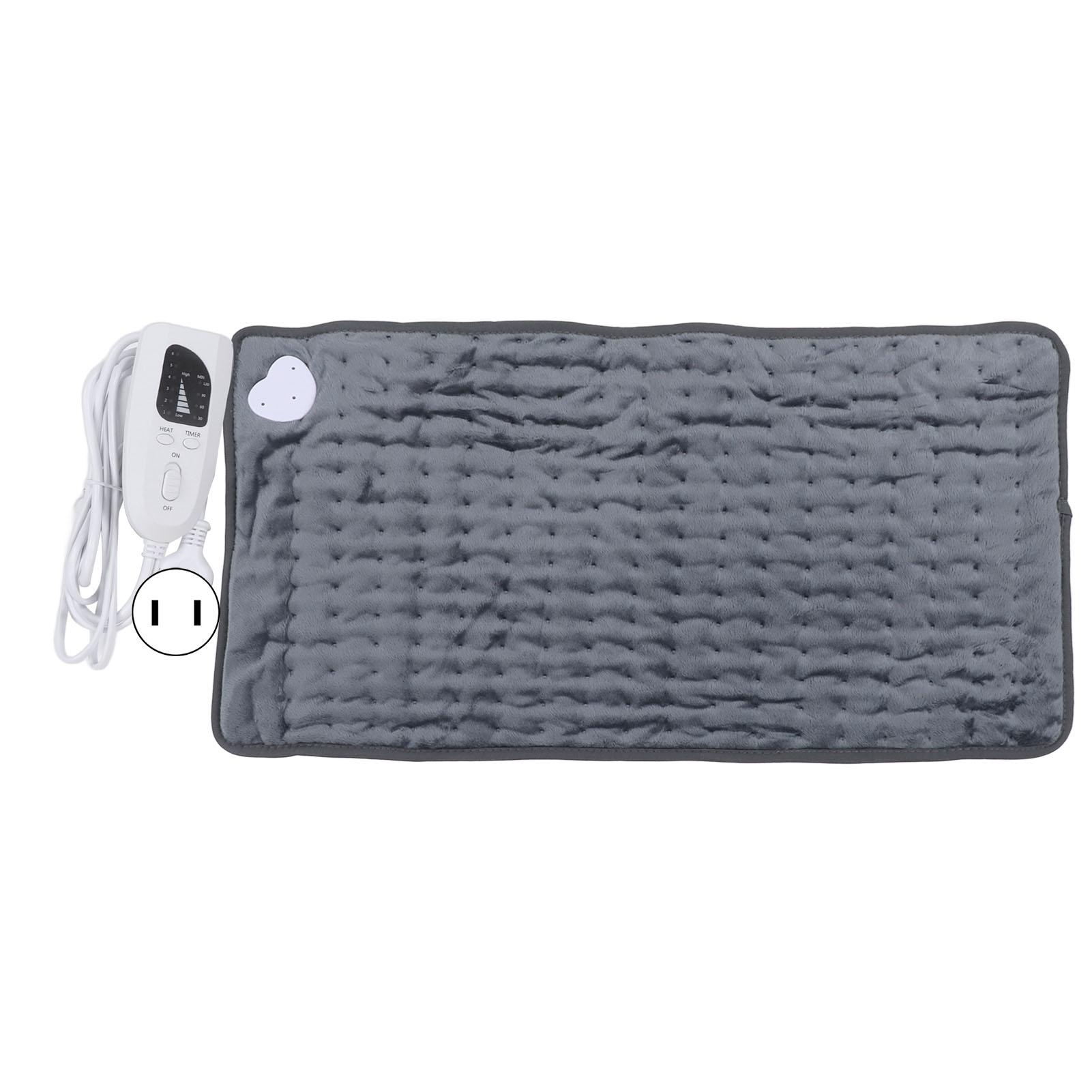 

Электрогрелка 6 температурных настроек Быстрый нагрев Электрический нагревательный коврик для рук шеи ног 29.9 X 23.6 X 11.8in Dark Grey