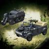Carro armato leggero tedesco della Seconda Guerra Mondiale PZ.KPFW.38(T)Mattoncini da Costruzione Carro Armato Serie Militare WW2 Set Modello Mattoncini Giocattoli per Bambini Regali
