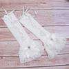Sweet Lolita Lace Bow Rhinestone Hand Sleeves False Sleeves Lolita Hand Sleeves for Women's Jewelries