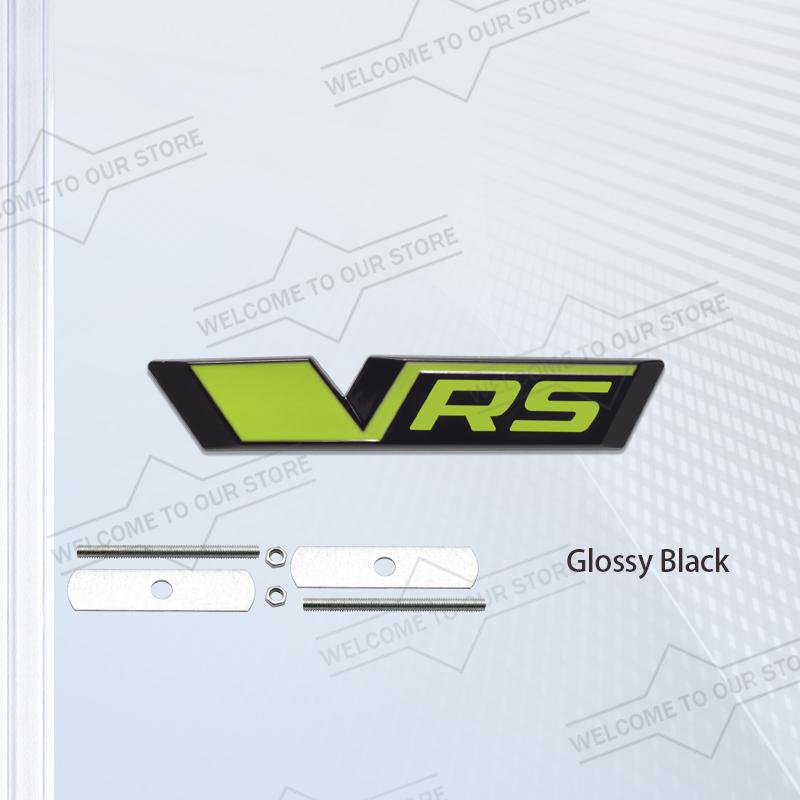 xnapd1 Car Styling New VRS Emblem Body Trunk 3D Metal Grille Badge Stickers Decal For Octavia Enyaq RS Elroq Kushaq Citigo Superb Scala