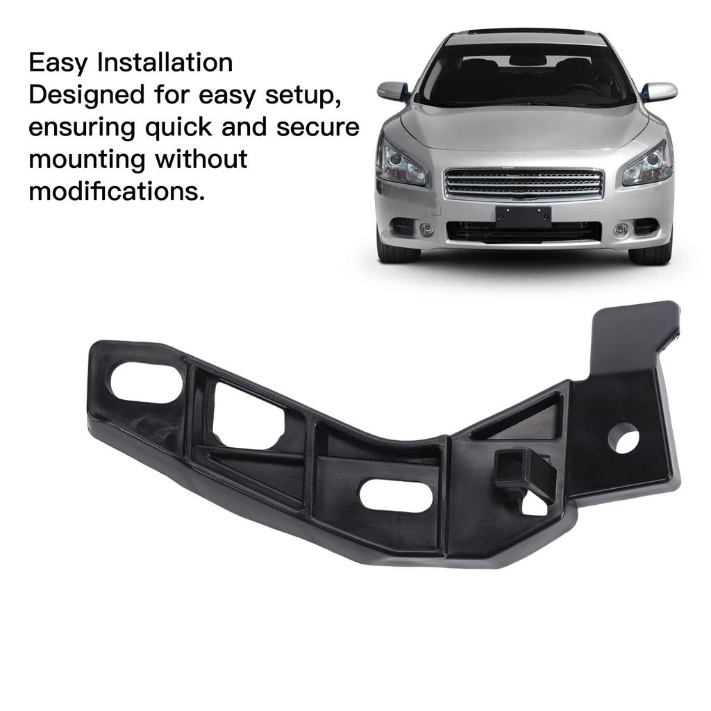 Front Bumper Bracket ABS Impact Proof Front Bumper Retainer Support Replacement for Maxima 2009-2014 Driver Side: 622279N00A NI1042101