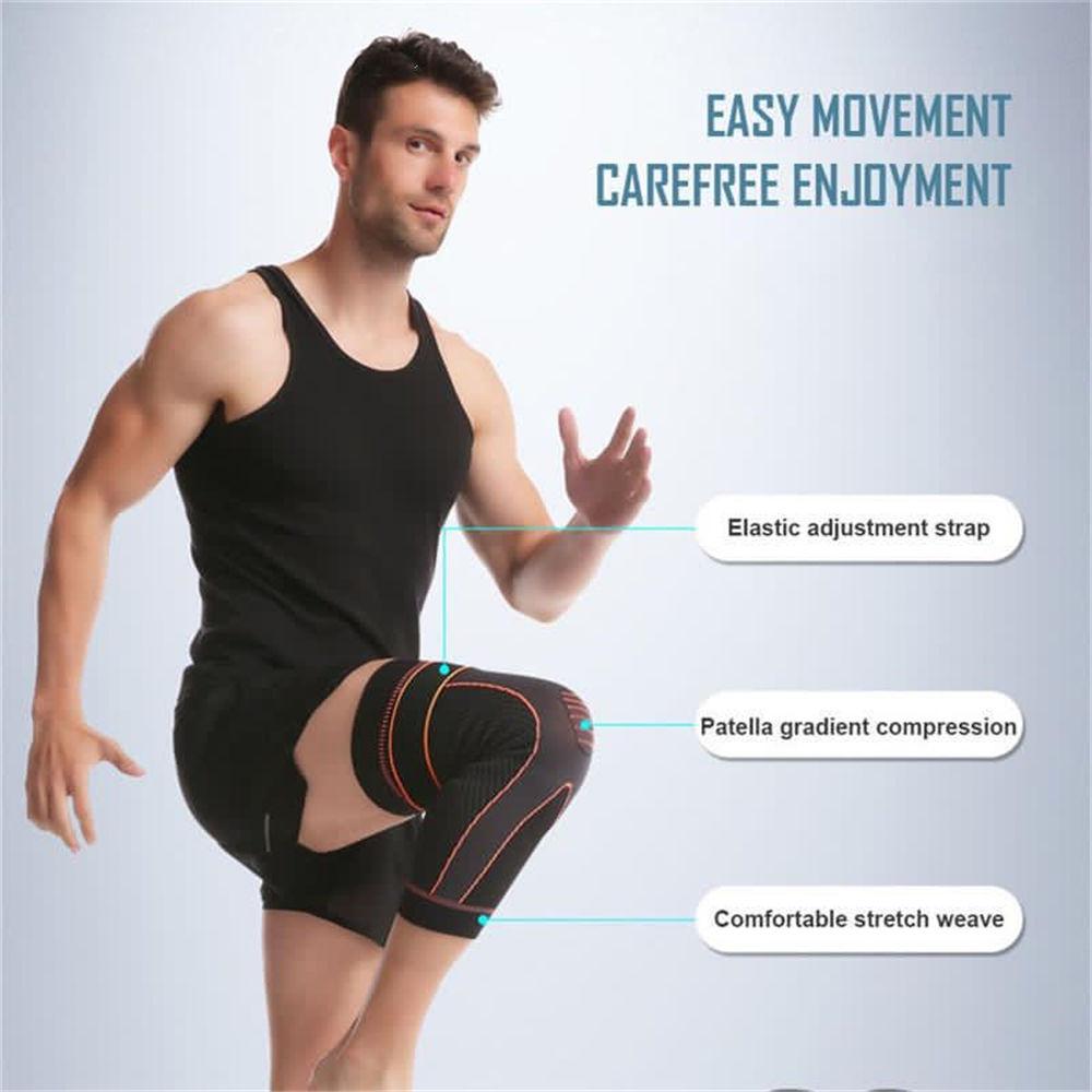 1Pair Sports Knee Pads Leg Sleeves Long Compression Leg Sleeve Knee Sleeves Protect Leg for Man Women Basketball Arthritis