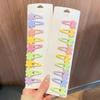 8/16 Pcs/set Flower Multicolor Bownot Hair Clips Plastic Hair Barrettes Bangs Hairpin  Women