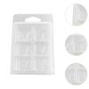 Transparent Candle Melt Moulds Easy Cleaning Empty Cube Tray for Wickless Candles Making Tools for Christmas Party