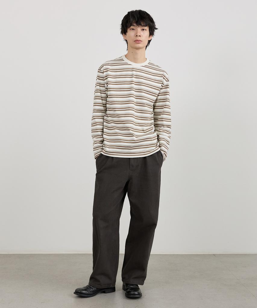 TMAKER Daily Multi Stripe Long Sleeve Lbe