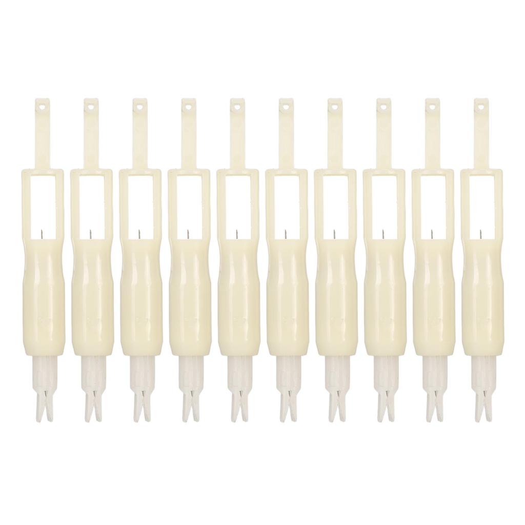 10pcs Sewing Machine Needle Inserter Threader Automatic Sewing Needle Threading Tool for Household