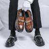 2025 British Style Plus Size Business Leather Shoes for Men - Height Increasing Thick-Soled Design