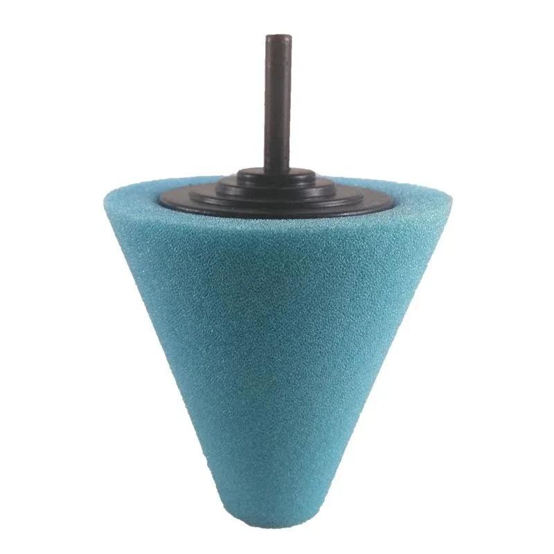 1PC Polishing Pads for Wheel Hub Cleaning, Cone Buffing and Polishing Wheel for Drill, Sponge Buffing Pads for Car Care