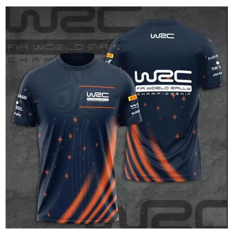 Rallye Fans T-Shirt Herren Kinder WRC Atmungsaktive T-Shirts 3D Druck Herren Damen Sommer Oversized Mode T-Shirt Kinder T-Shirts Oberteile 5XL