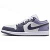 Jordan Air Jordan 1 Abrasion Resistant Abrasion Resistant Low Top Vintage Basketball Shoes Men's Black White 553558-145(Team96-S-BOX)