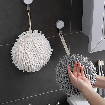 2025 Quick-Drying Kitchen Chenille Plush Soft Towels Bathroom Chenille Hanging Towel Hanging Towel Kitchen Bathroom Hand Towel Hand Towels  Unique