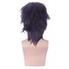 Anime 30CM Cospaly JoJo's Bizarre Adventure Ghirga Narancia Wig Short Black Purple Party Hair for Christmas Cosplay Costume Wigs