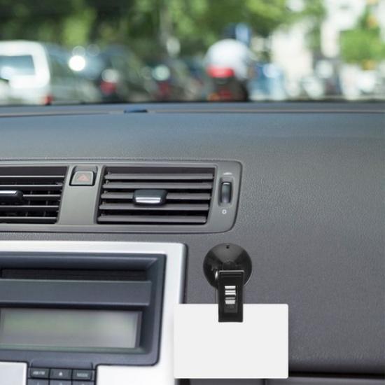 Car ID Folder Ticket Clip Windscreen Permit Holder Suction Cup Clamp