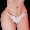 Omen Glossy Thongs Elastic Underwear High Cut Lingerie Sheer Bottom