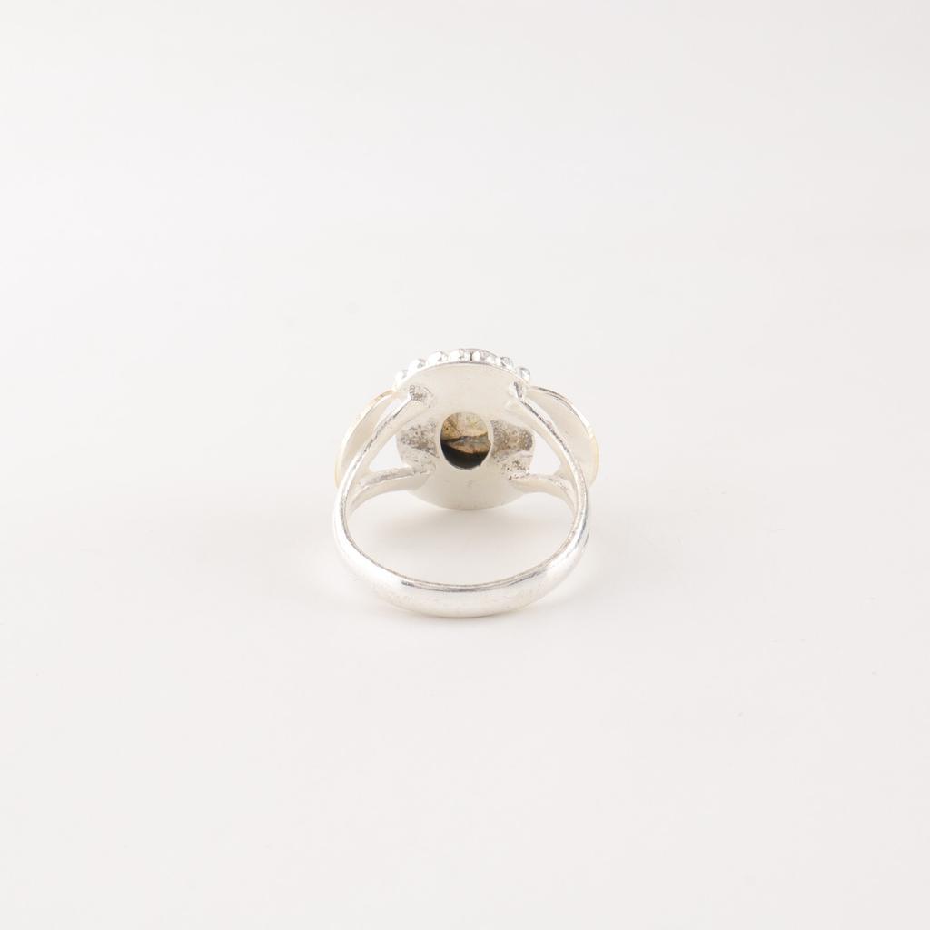 Natural Labradorite Gemstone 925 Sterling Silver Jewelry Handmade Ring For Her RR-61-28