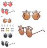 Round Retro Vintage Oversized Women Designer Sunglasses With Uv400 Mirror Lens