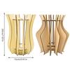 3D Wooden Puzzle Flower Vase Flower Vase Building Set Seamless Fit Diy Wood Craft Hobbies Kit For Coffee Shop Bedroom Decoration