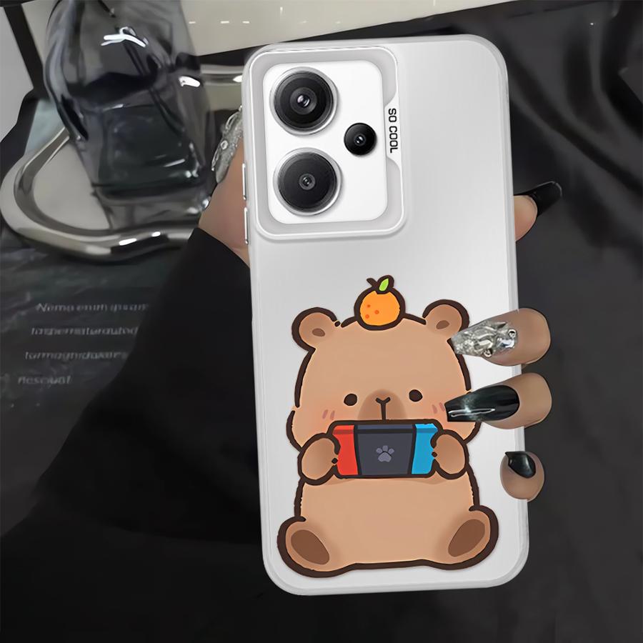 

Cute Capybara Case for Xiaomi Redmi Note 14 13C A2 Note 13 12 Pro Plus 14C 11 Pro 12 A1 10 12C Phone Cover Redmi A1+
