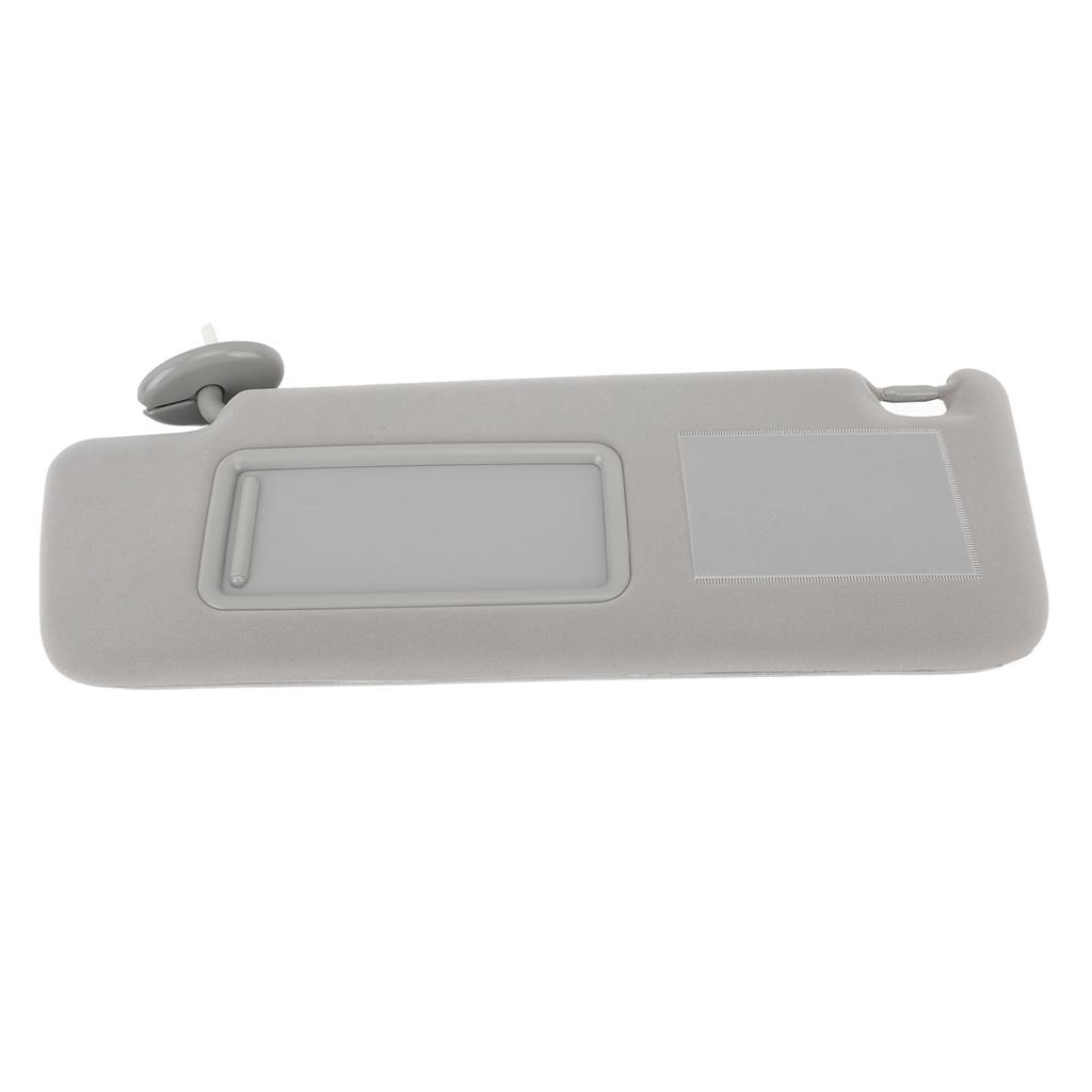 Car Sun Visor Gray Multifunctional Rugged Durable Side Sun Visor with Lamp and Mirror For Land Cruiser Prado Left: